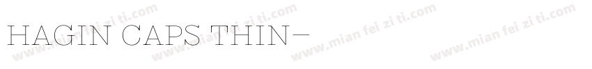 Hagin Caps Thin字体转换